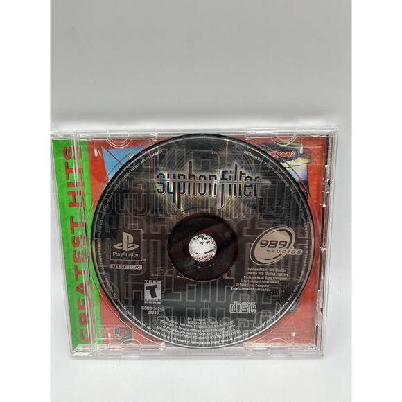 Syphon Filter (Sony PlayStation 1, 1999) With Case - Picture 1 of 7